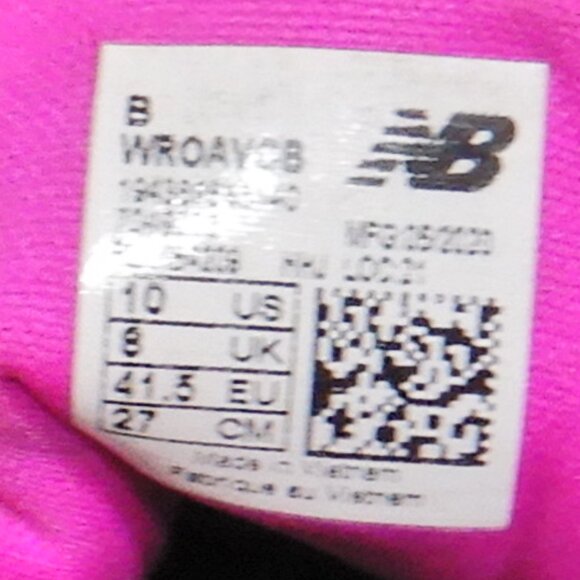 New Balance Fresh Foam Roav Black & Pink Running Shoes - Picture 10 of 10